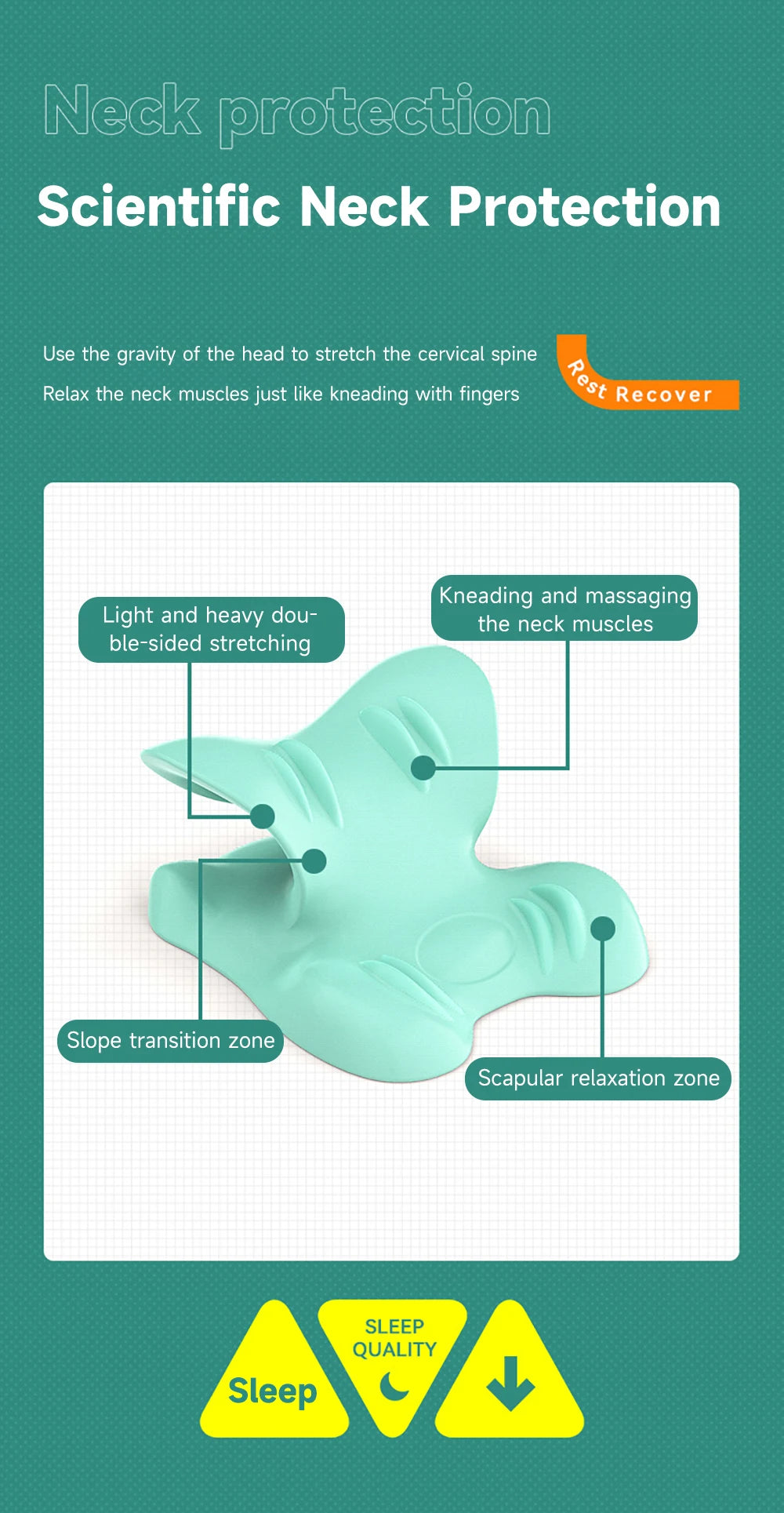 Neck Cervical Traction Pillow