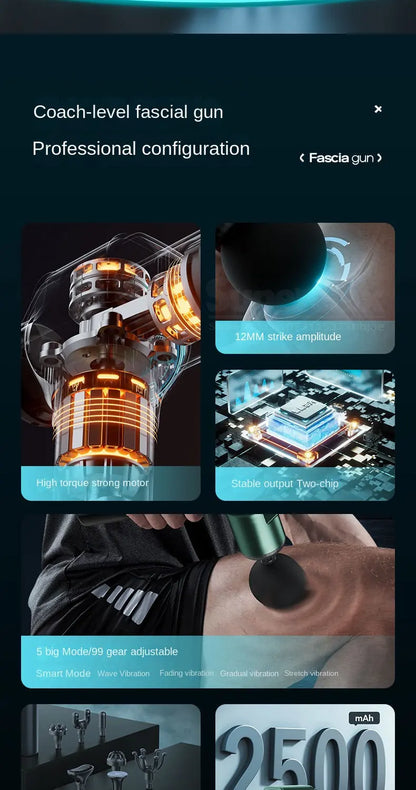 Gear Muscle Massager Gun