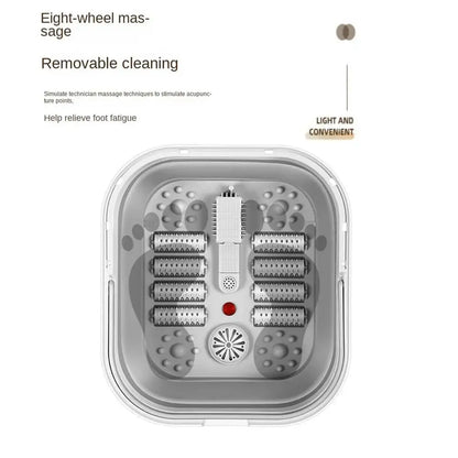 Foldable Heating Foot Massager Basin