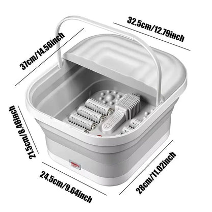 Foldable Heating Foot Massager Basin