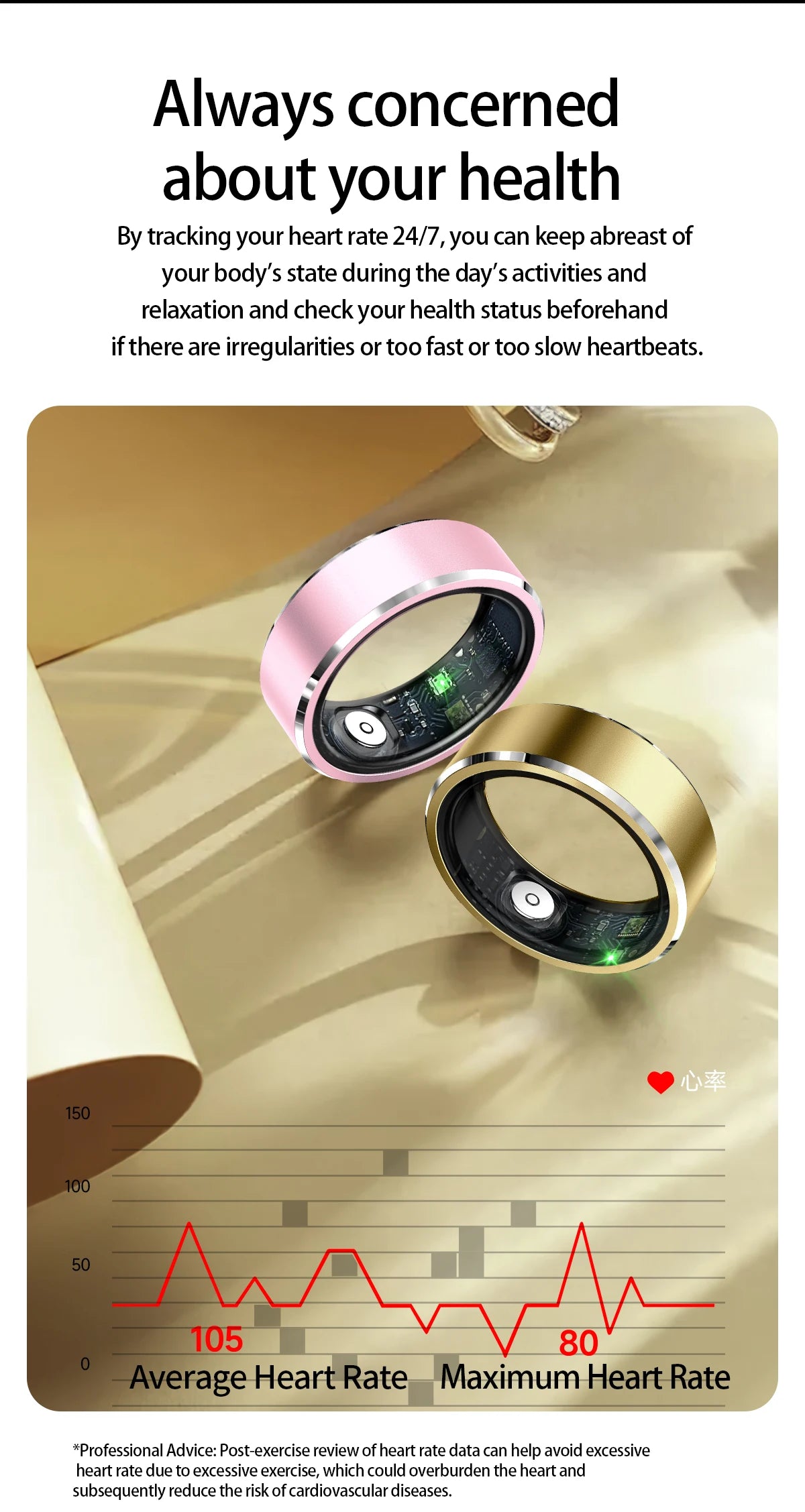 Smart Ring Fitness Tracker