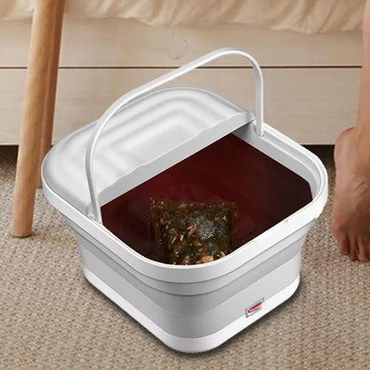 Foldable Heating Foot Massager Basin