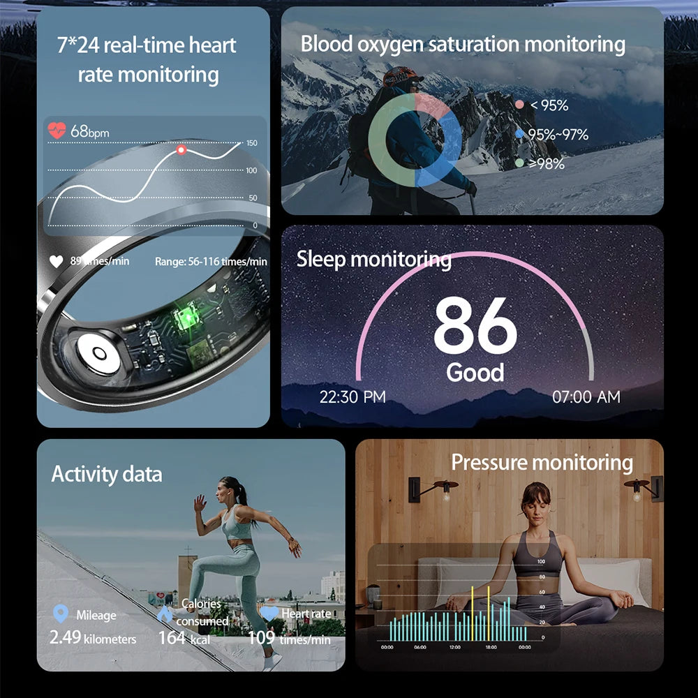 Smart Ring Fitness Tracker