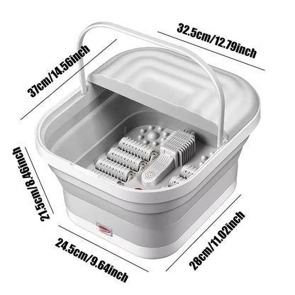 Foldable Heating Foot Massager Basin