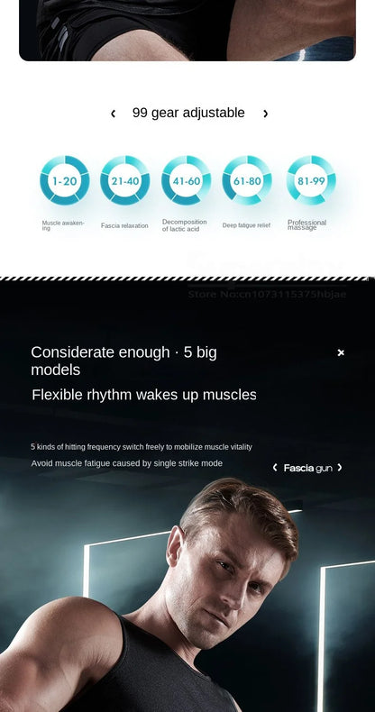 Gear Muscle Massager Gun
