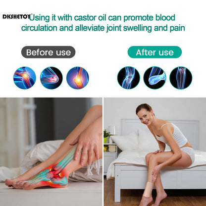 Castor Oil Pack Compress Wrap